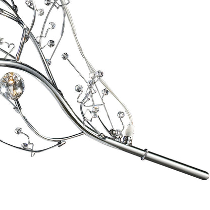 Viviana Collection 10-Light Chandelier in Chrome