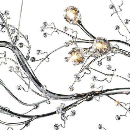 Viviana Collection 10-Light Chandelier in Chrome
