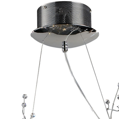 Viviana Collection 10-Light Chandelier in Chrome