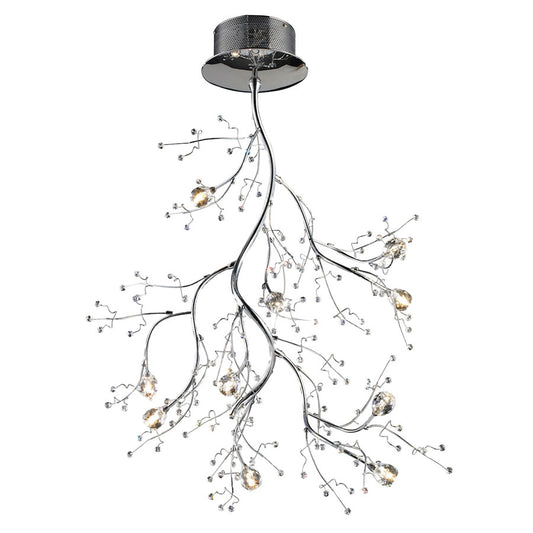 Viviana Collection 10-Light Chandelier in chrome