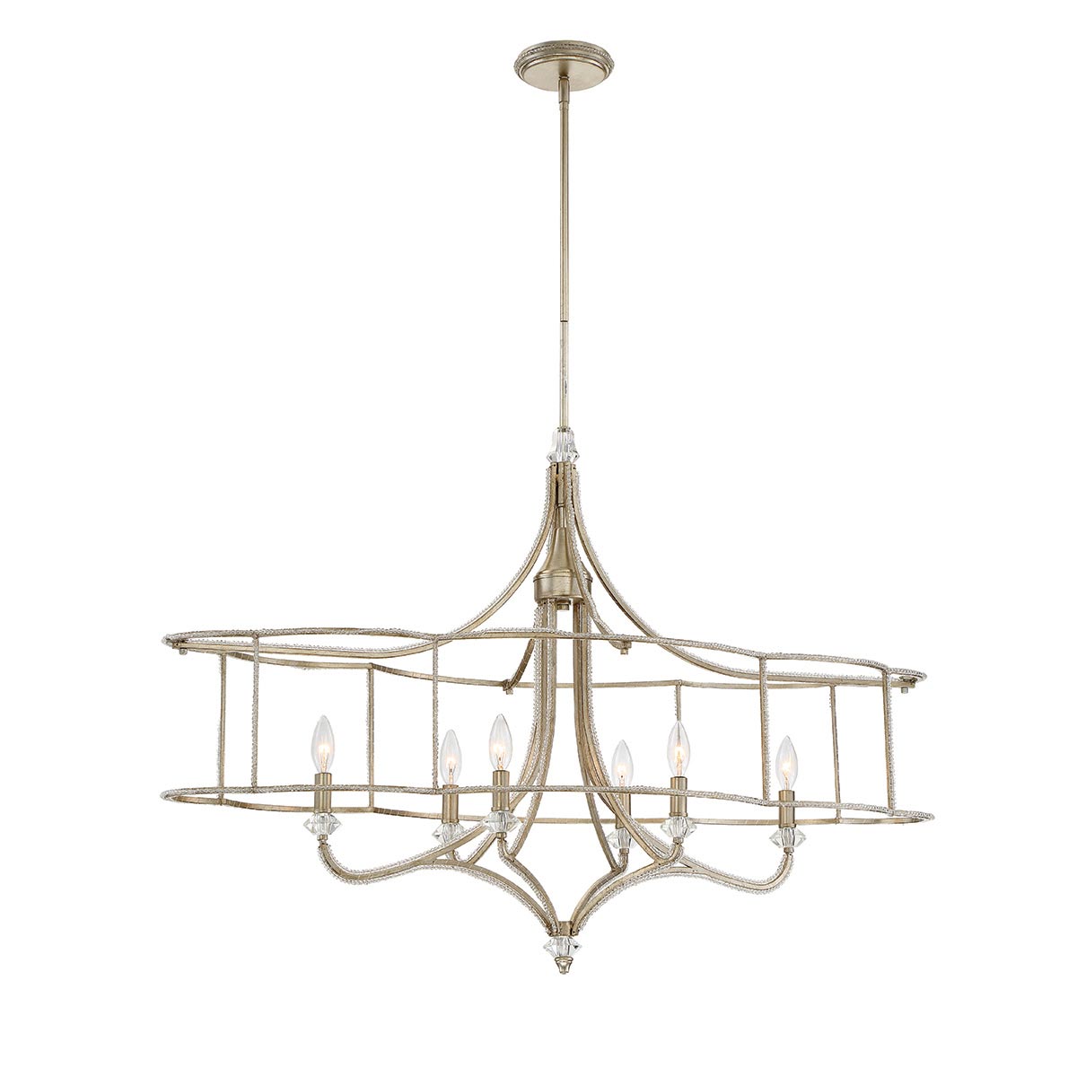 Palmisano 6-Light Oval Chandelier