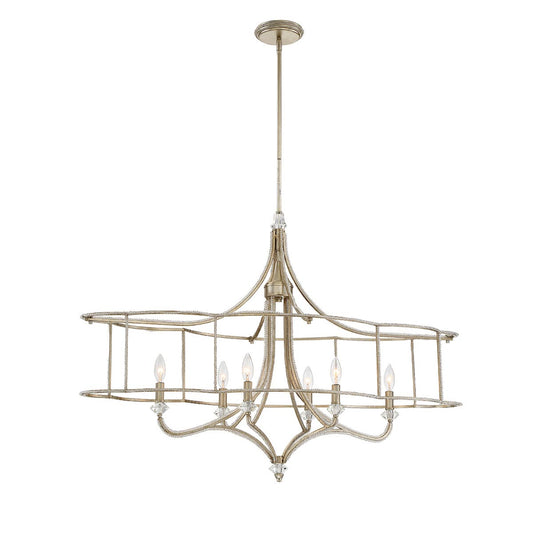 Palmisano 6-Light Oval Chandelier
