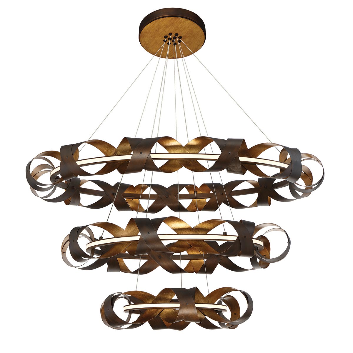 Banderia Three-Tier LED Chandelier