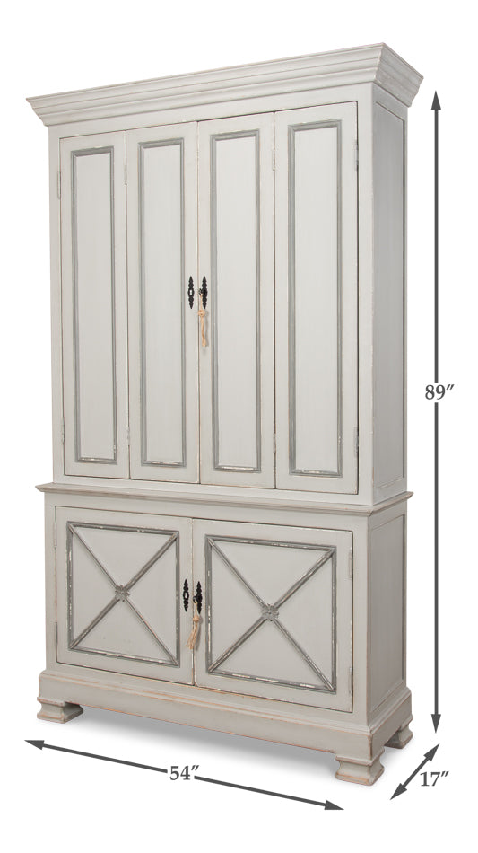 *Painted Directoire Style Cupboard