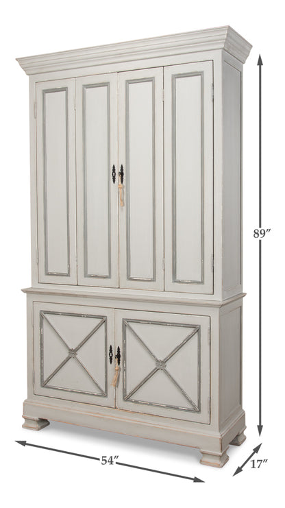 *Painted Directoire Style Cupboard