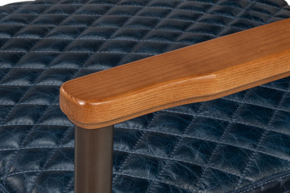The Harley Chair Chateau Blue Leather