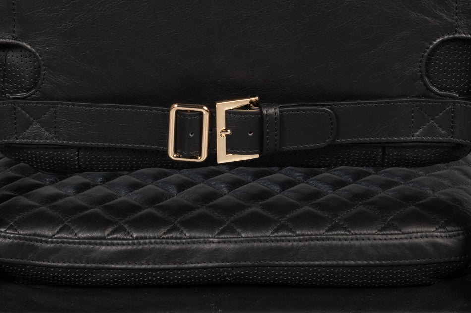 The Harley Chair Onyx Black Leather