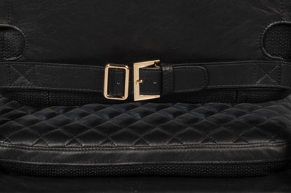 The Harley Chair Onyx Black Leather