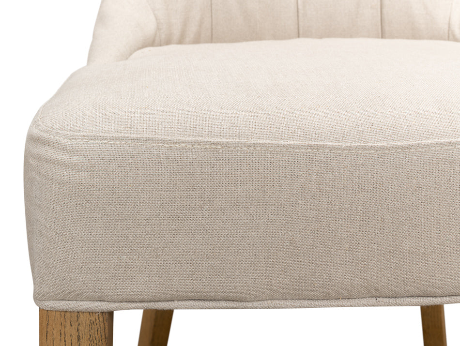 Sophie Side Chair White Linen