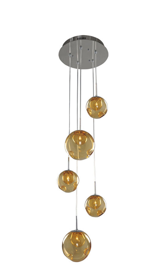 Meteor 5 Light Pendant
