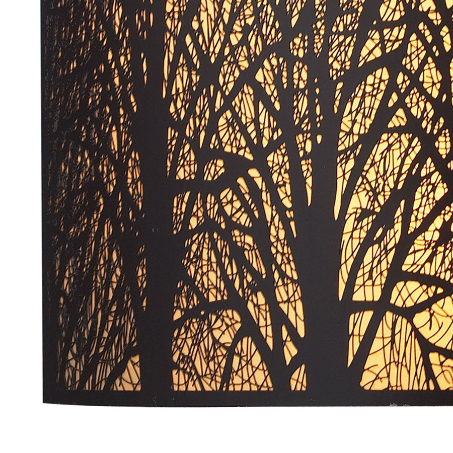 Woodland Sunrise 2-Light Wb in Aged Bronze