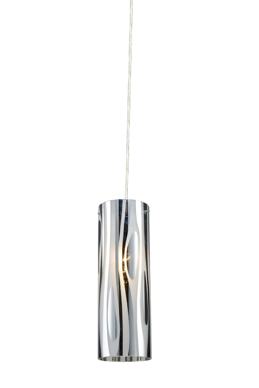 Chromia 1-Light Pendant in polished chrome
