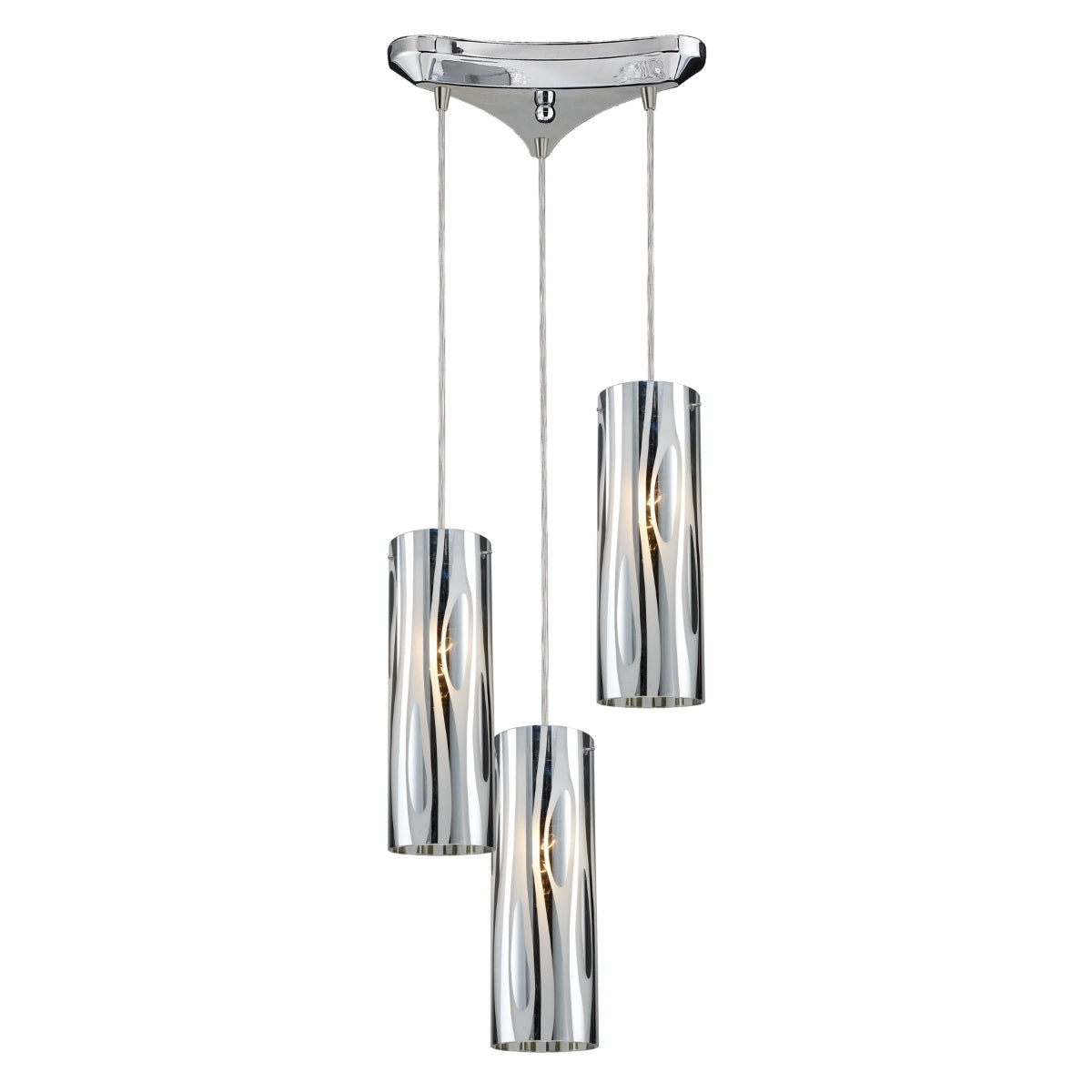 Chromia 3-Light Pendant in Polished Chrome