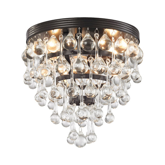 Ramira 3 Light Semi Flush in Oil Rubbed Bronze