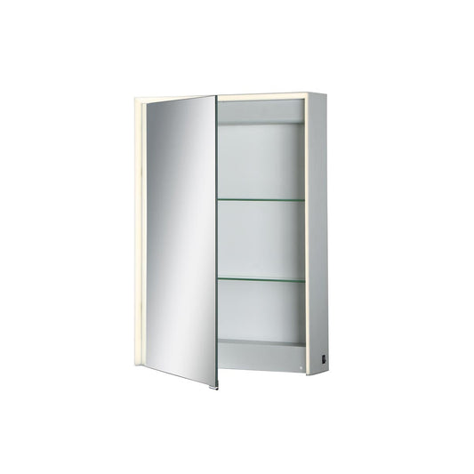 Single Door Edge-Lit LED Mirrored Cabinet