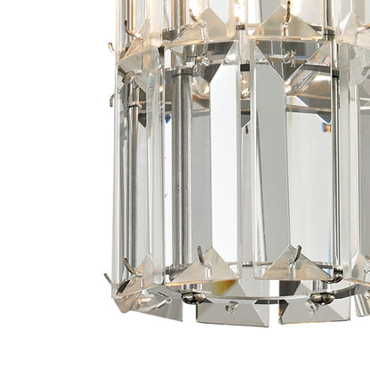 Cynthia Collection 1 light mini pendant in Polished Chrome