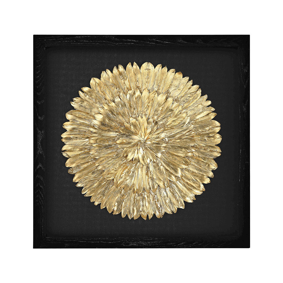 Gold Feather Spiral