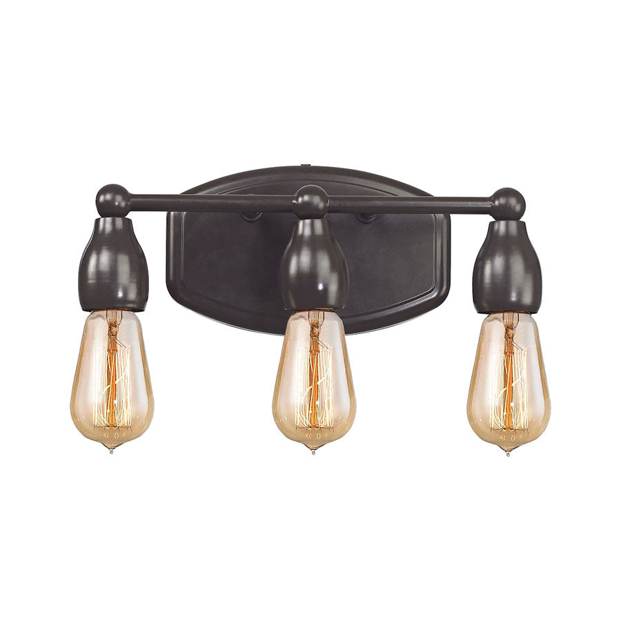 Vernon 3 Light Vanity in Oil Rubbed Bronze