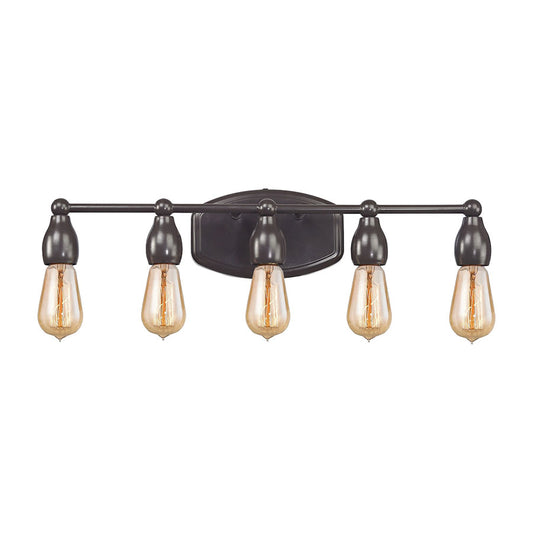 Vernon 5 Light Vanity in Oil Rubbed Bronze