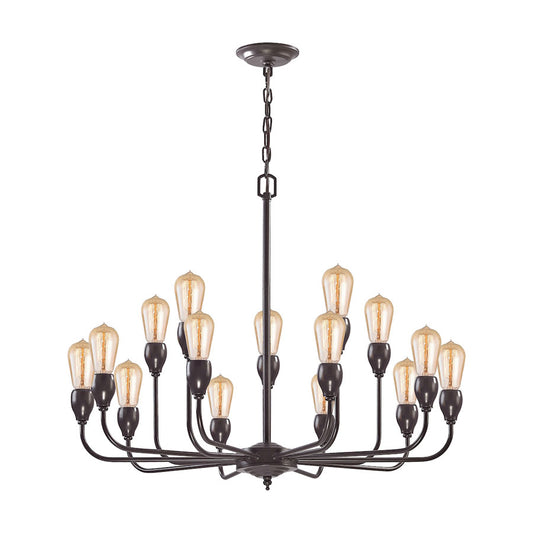 Vernon 15 Light Chandelier in Oil Rubbed Bronze