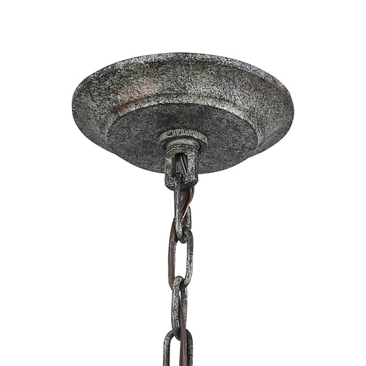 Summerton 4 Pendant Washed Gray/Malted Rust