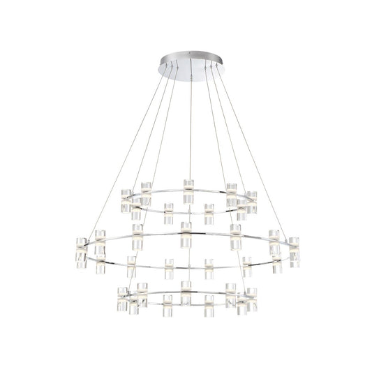 Netto Three-Tier LED Chandelier