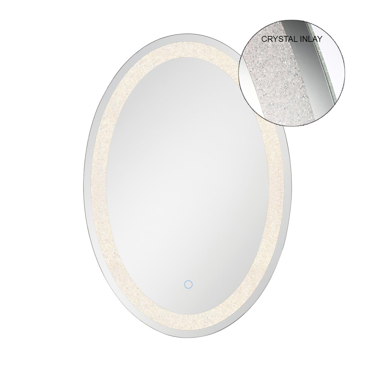 Oval Back-Lit LED Mirror