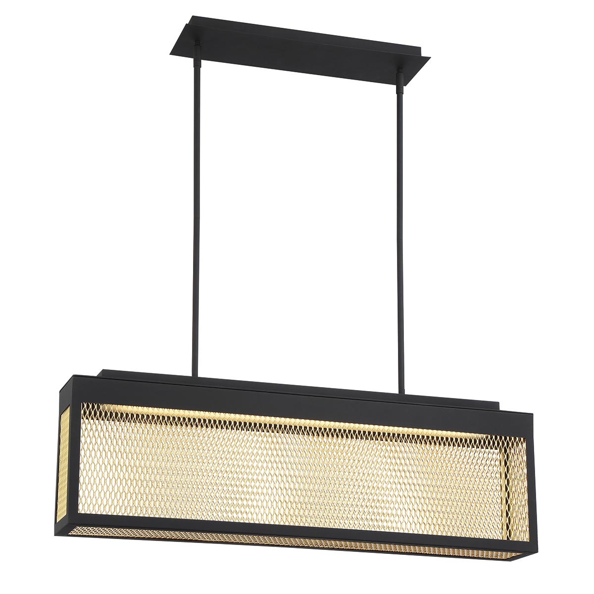 Coop Small Rectagular LED Chandelier