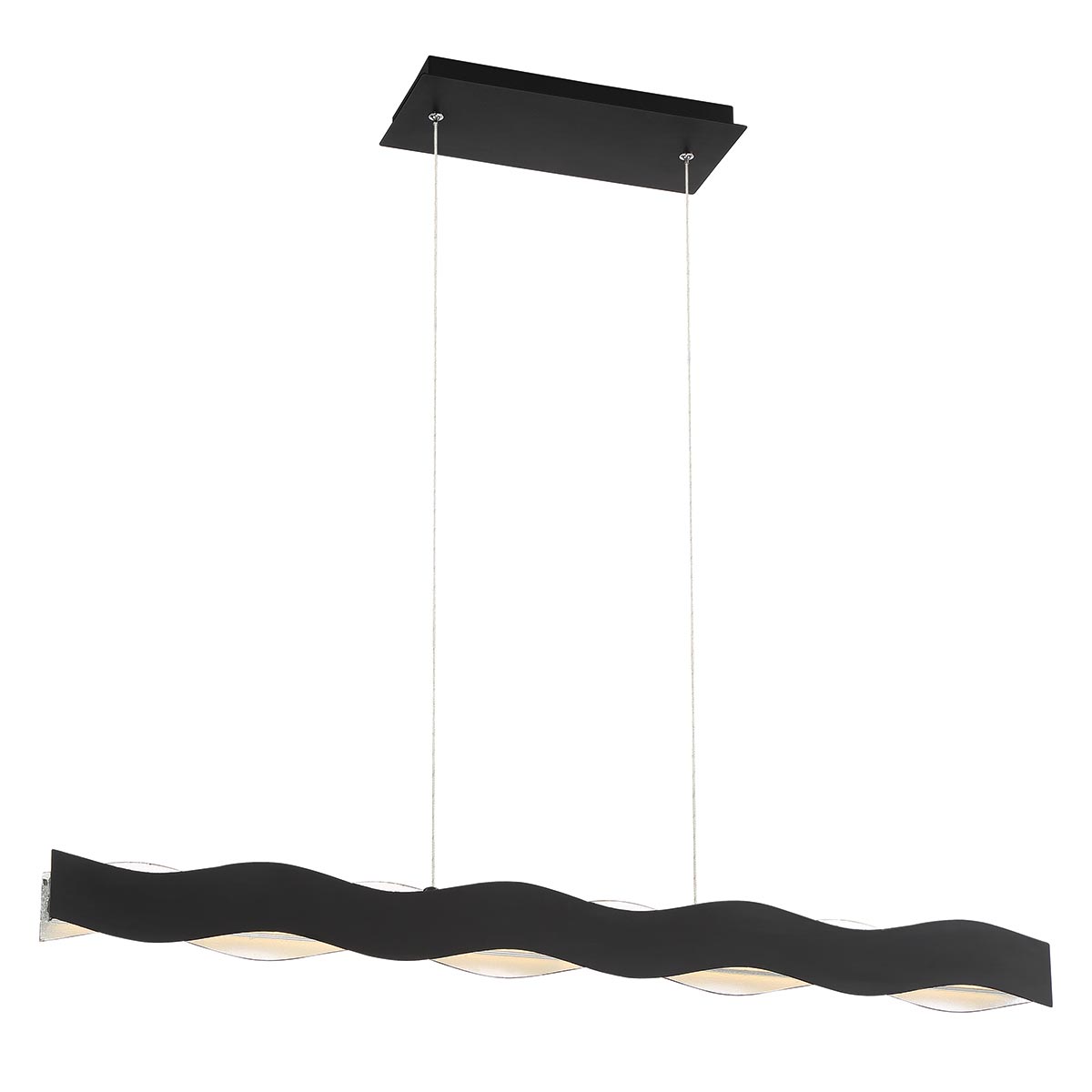 Ripple Small Linear LED Chandelier