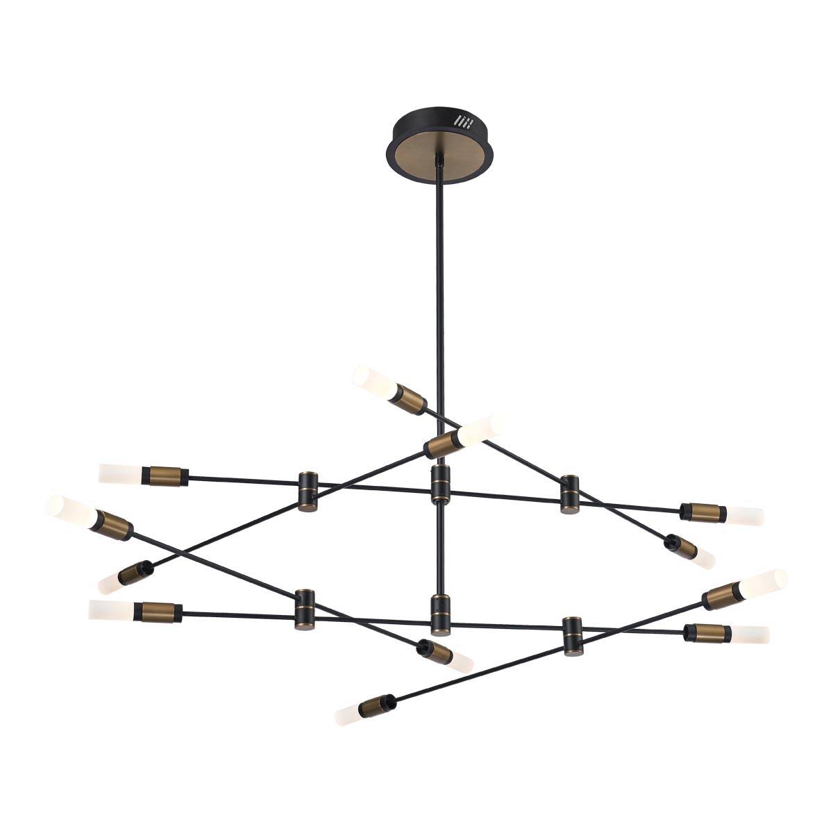 Albany 12-Light LED Chandelier/Semi-LED Flushmount