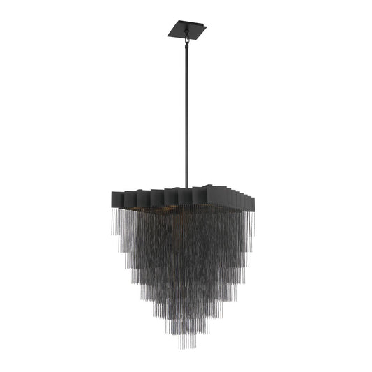 18-LIGHT OVAL LED CHANDELIER
