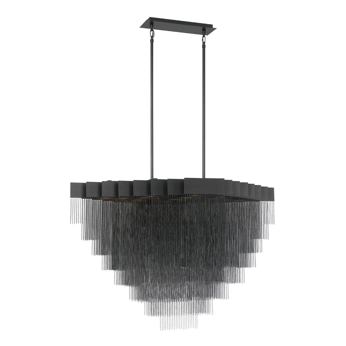 22-LIGHT OVAL LED CHANDELIER