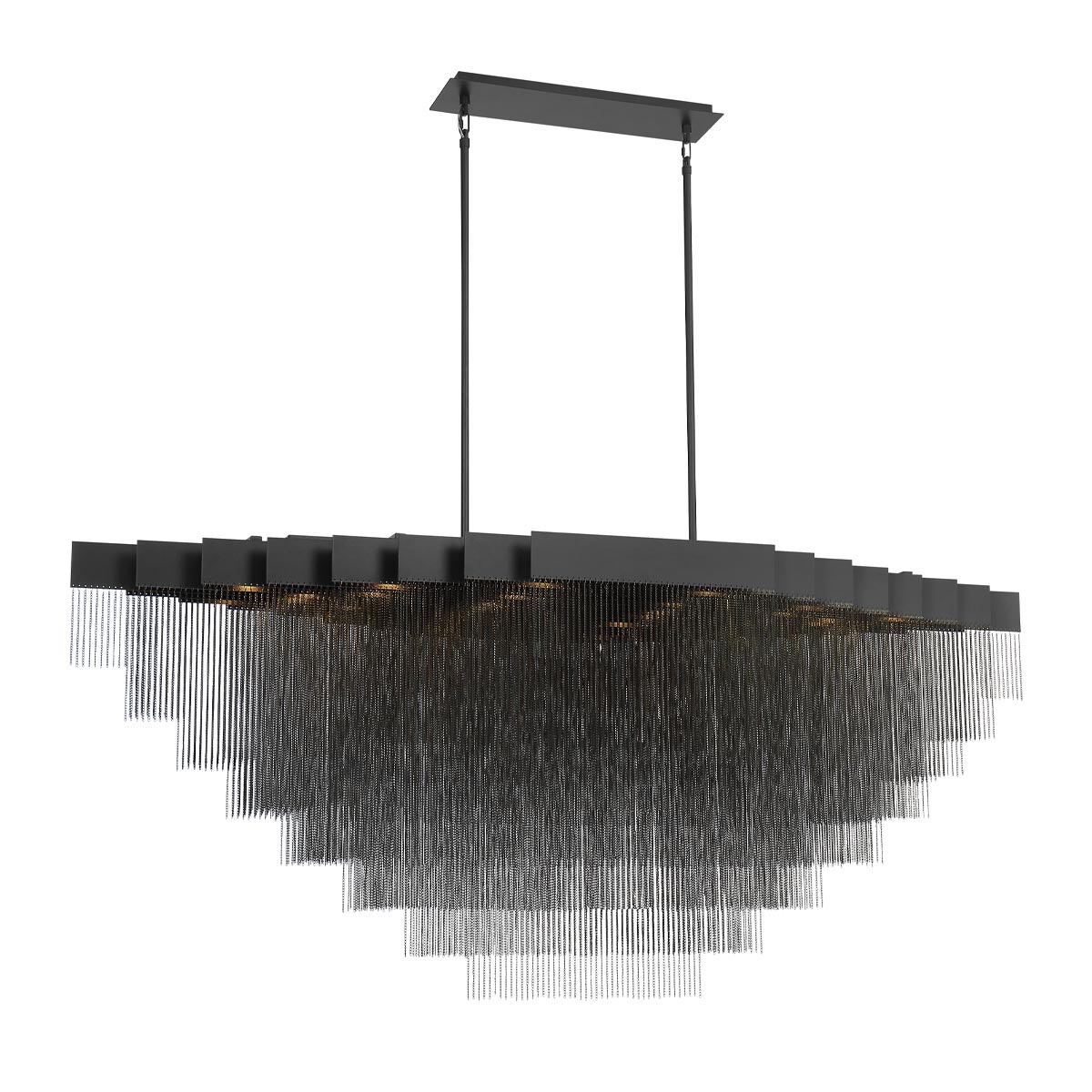 28-LIGHT OVAL LED CHANDELIER
