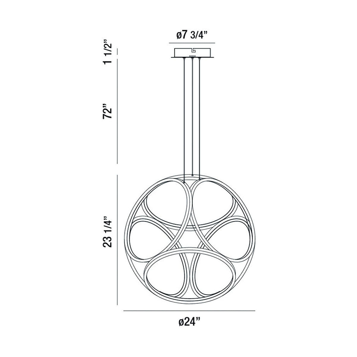 GLENVIEW 24" Pendent