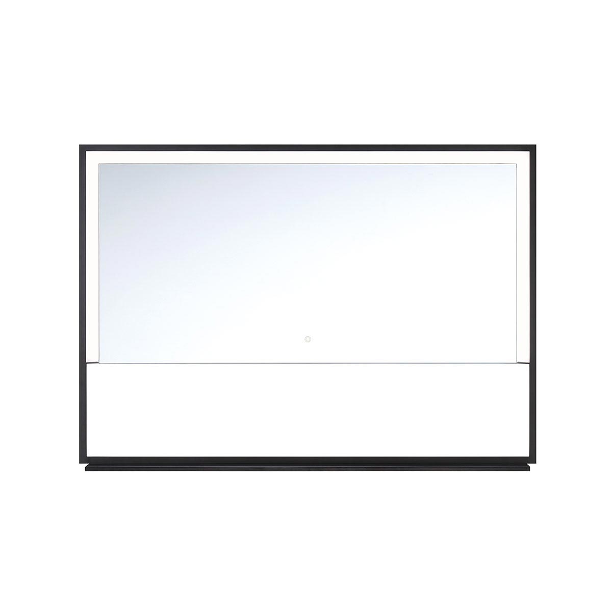 LED Mirror with Built-In Shelf