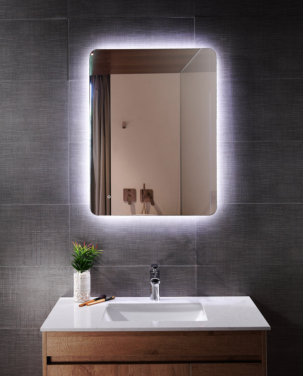 RETANGULAR LED MIRROR