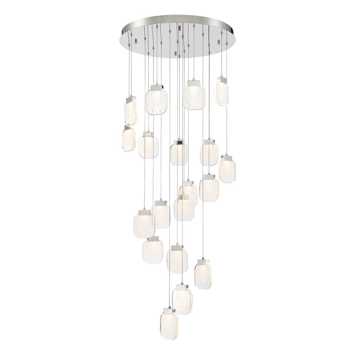 19-LIGHT LED CHANDELIER