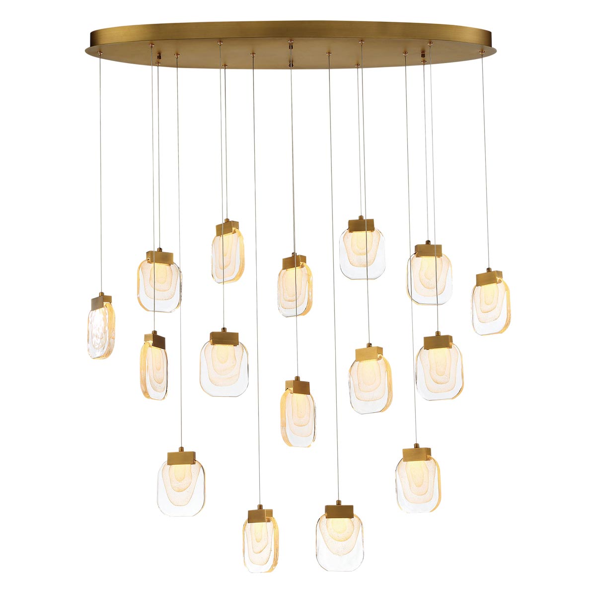 Paget 16-Light Oval LED Chandelier