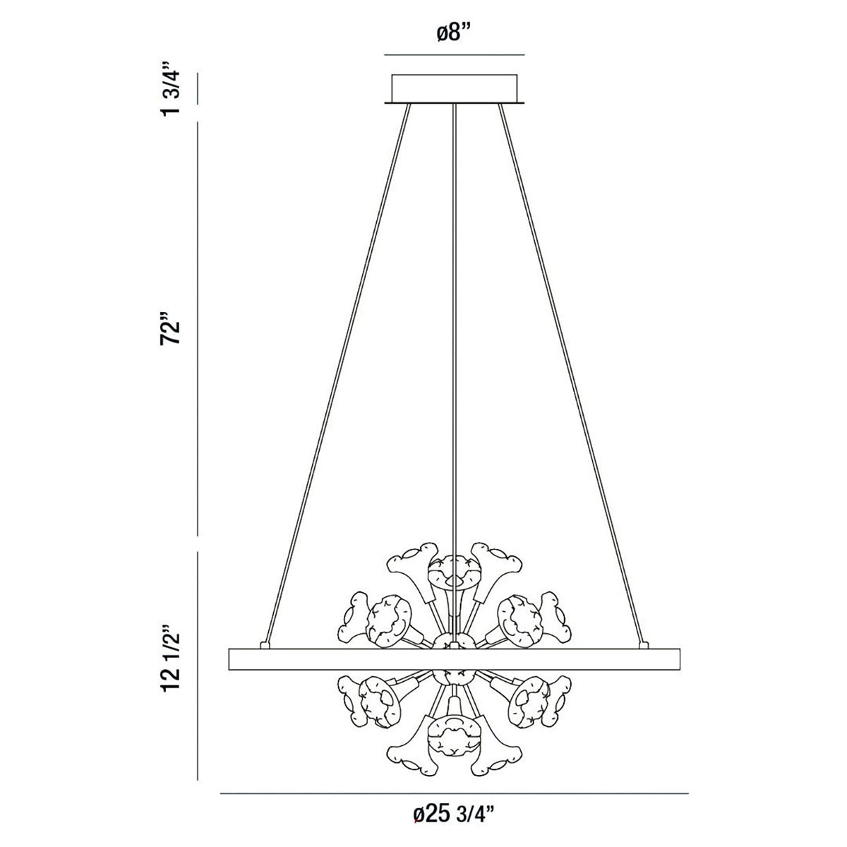 Clayton LED Chandelier