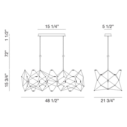 MEDIUM LED CHANDELIER