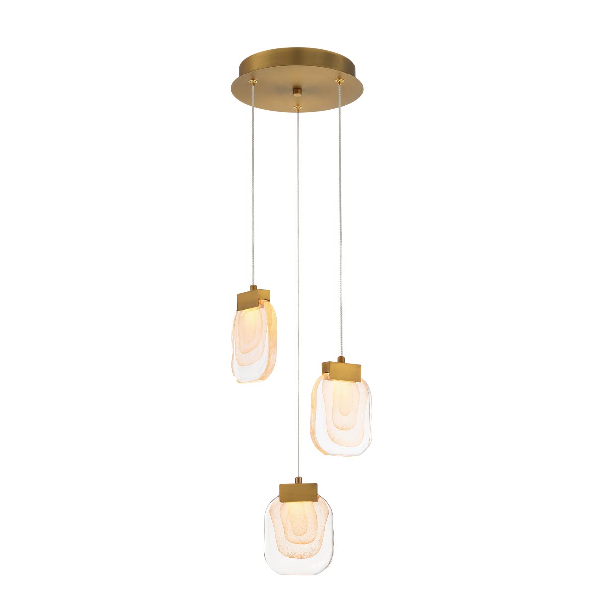 3 LIGHT LED CHANDELIER