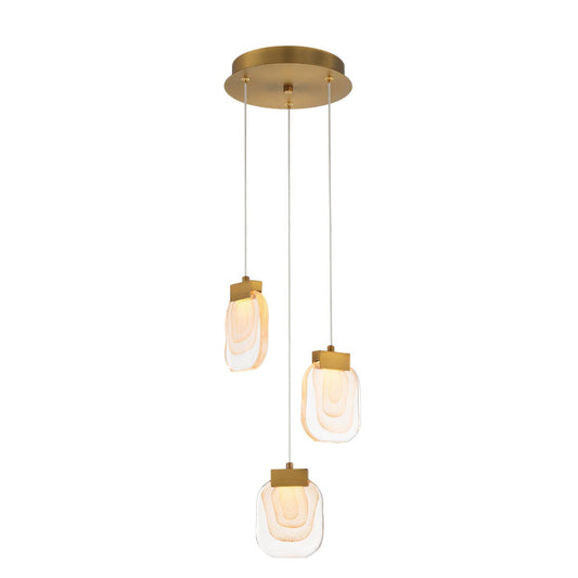 3 LIGHT LED CHANDELIER