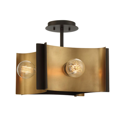 4 LIGHT SEMI FLUSHMOUNT