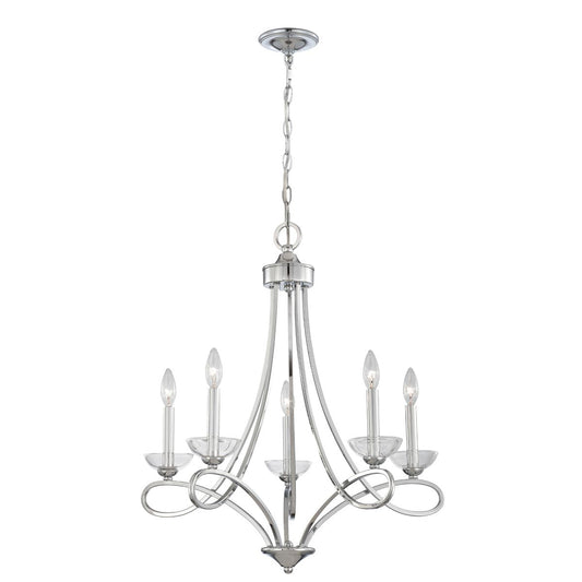 5-LIGHT CHANDELIER