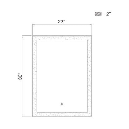 Small LED Mirror
