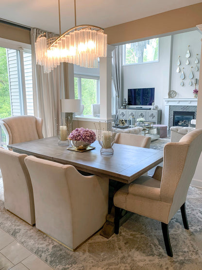 VICTORIA 6-LIGHT LINEAR CHANDELIER