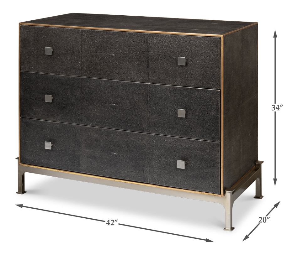 Grey Shagreen Dresser