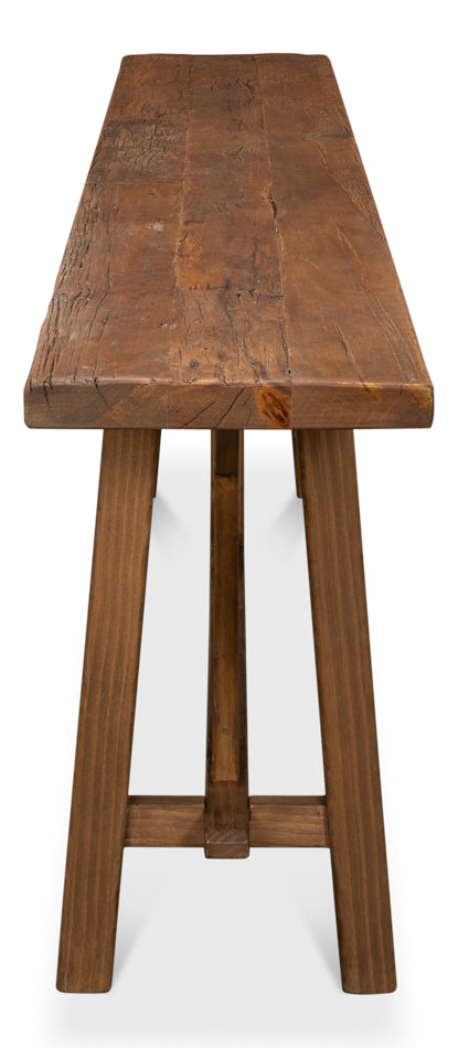 Double X Base Sofa Table