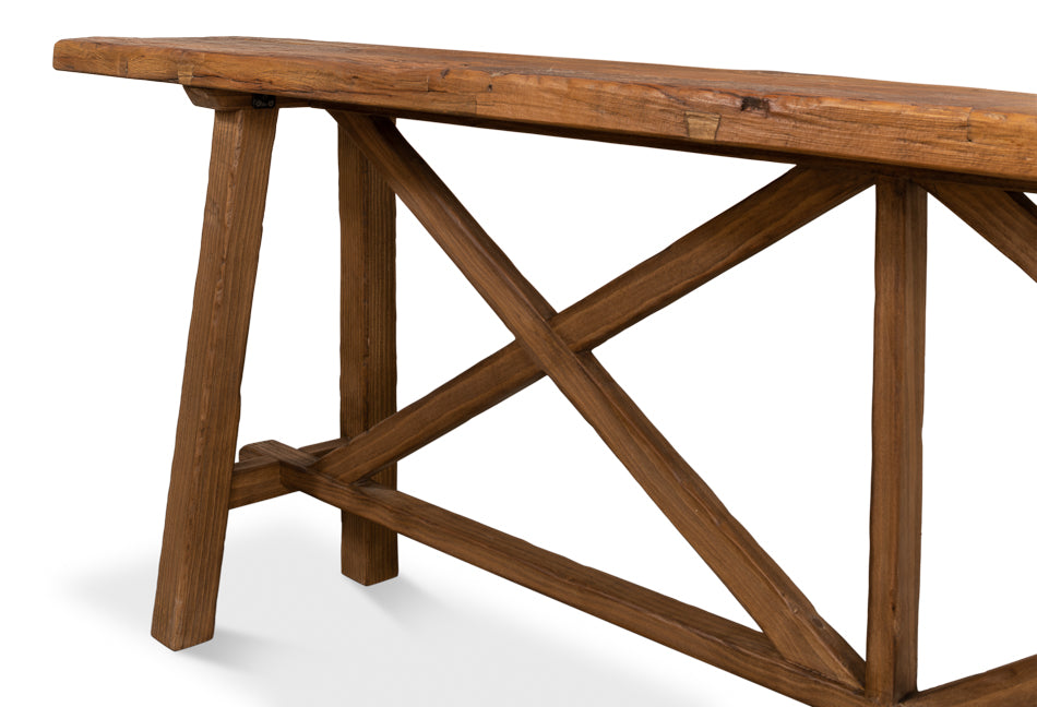 Double X Base Sofa Table