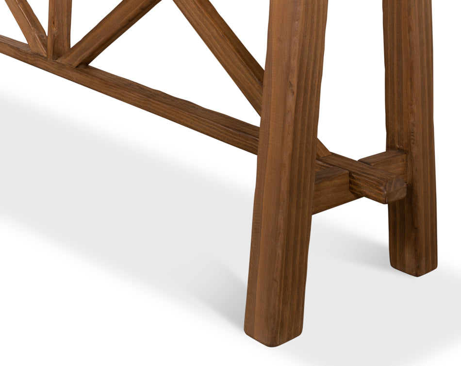 Double X Base Sofa Table